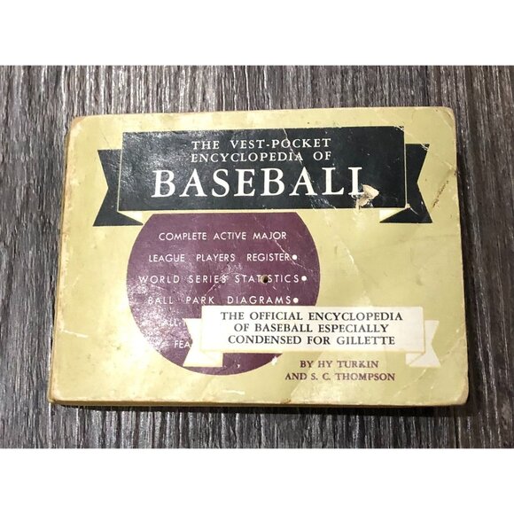 Vintage 1956 Edition The Vest Pocket Encyclopedia of Baseball - Picture 1 of 5